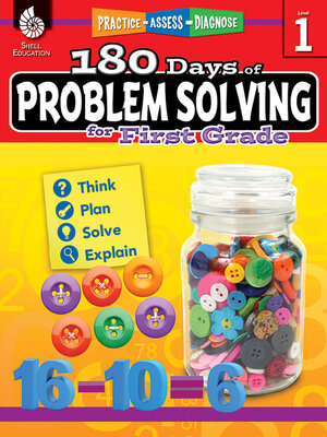 cover image of 180 Days of Problem Solving for First Grade
